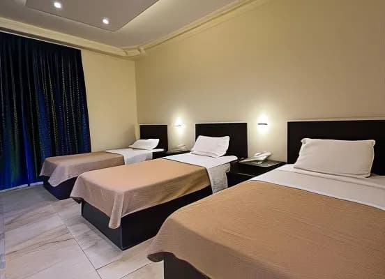 A serene and comfortable Superior Double Room at Rumman Hotel